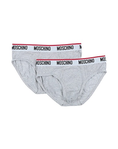 MOSCHINO Slip UNDERWEAR Grigio chiaro 94% Cotone, 6% Elastan