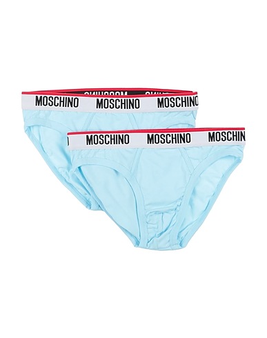 MOSCHINO Brief Sky blue 94% Cotton, 6% Elastane