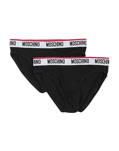 MOSCHINO Brief Black 94% Cotton, 6% Elastane