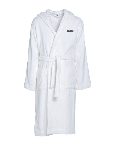 MOSCHINO Dressing gowns & bathrobes UNDERWEAR White 100% Cotton
