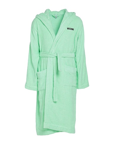 MOSCHINO Dressing gowns & bathrobes UNDERWEAR Light green 100% Cotton