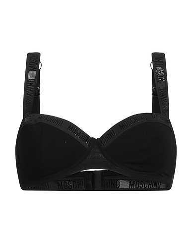 MOSCHINO Bra Black 92% Cotton, 8% Elastane
