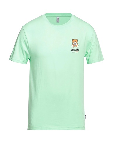 MOSCHINO T-shirt intima UNDERWEAR Verde chiaro 92% Cotone, 8% Elastan