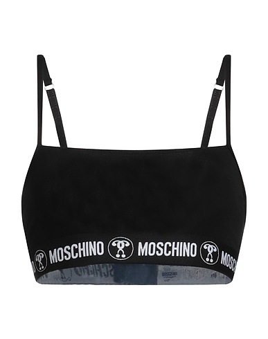 MOSCHINO Bra Black 92% Cotton, 8% Elastane