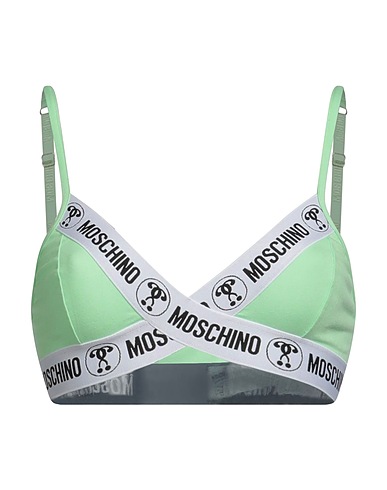 MOSCHINO Reggiseno Verde lime 92% Cotone, 8% Elastan