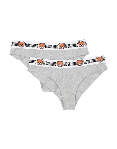 MOSCHINO ショーツ UNDERWEAR グレー コットン 95% / ポリウレタン 5%