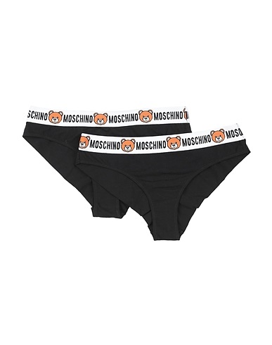 MOSCHINO Brief UNDERWEAR Black 95% Cotton, 5% Elastane