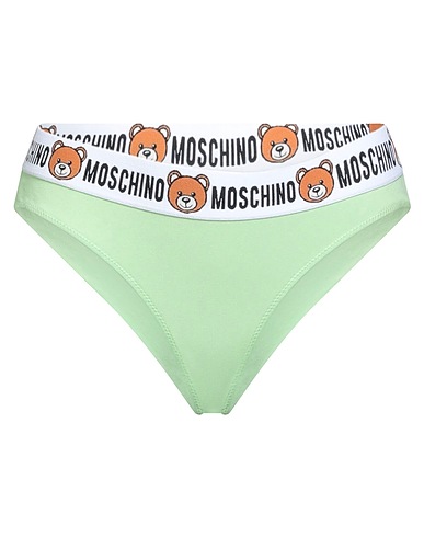 MOSCHINO Brief UNDERWEAR Light green 95% Cotton, 5% Elastane