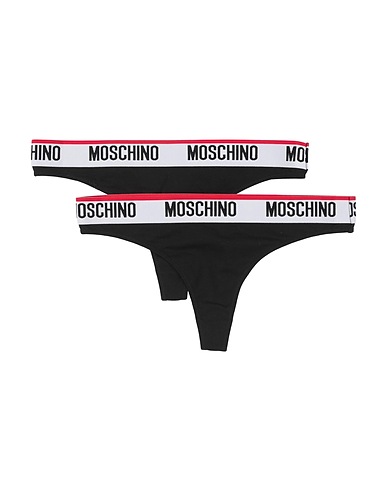 MOSCHINO Brief UNDERWEAR Black 95% Cotton, 5% Elastane