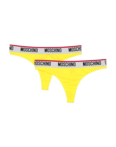 MOSCHINO Brief UNDERWEAR Yellow 95% Cotton, 5% Elastane