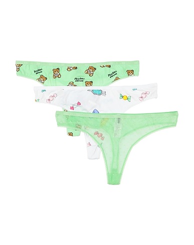 MOSCHINO Brief UNDERWEAR Lime green 90% Polyamide, 10% Elastane