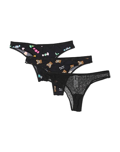 MOSCHINO Brief UNDERWEAR Black 90% Polyamide, 10% Elastane