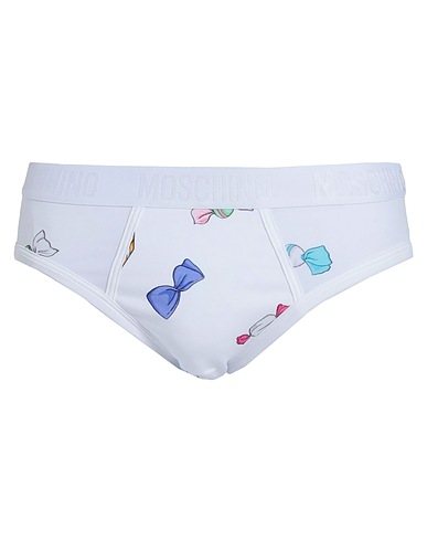 MOSCHINO Slip Bianco 92% Cotone, 8% Elastan