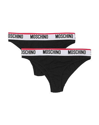 MOSCHINO Brief UNDERWEAR Black 95% Cotton, 5% Elastane