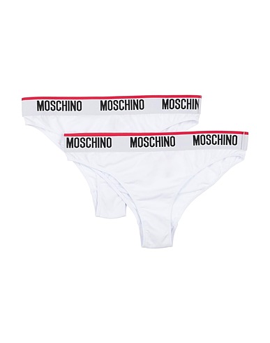 MOSCHINO Slip UNDERWEAR Bianco 95% Cotone, 5% Elastan
