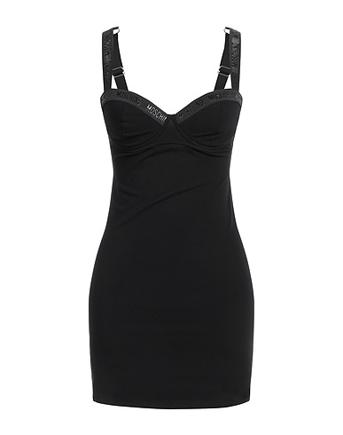 MOSCHINO Sottoveste Nero 98% Cotone, 2% Elastan