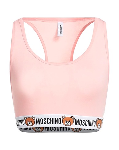 MOSCHINO Bra UNDERWEAR Pink 95% Cotton, 5% Elastane