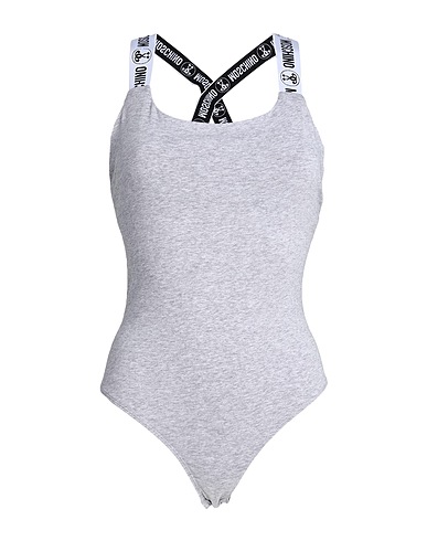 MOSCHINO Body intimo Grigio chiaro 94% Cotone, 6% Elastan