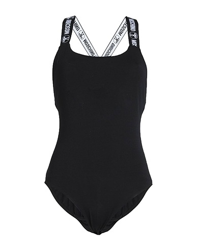 MOSCHINO Lingerie bodysuit Black 94% Cotton, 6% Elastane