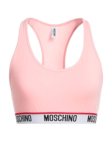 MOSCHINO Bra UNDERWEAR Pink 95% Cotton, 5% Elastane