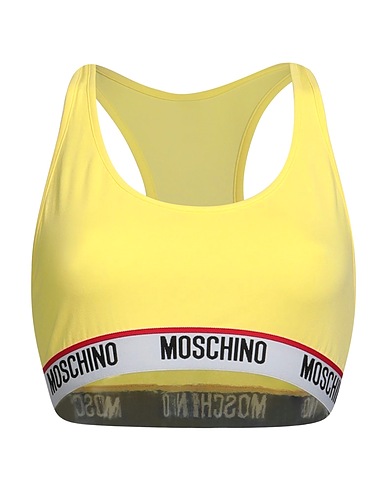 MOSCHINO Reggiseno UNDERWEAR Giallo 95% Cotone, 5% Elastan