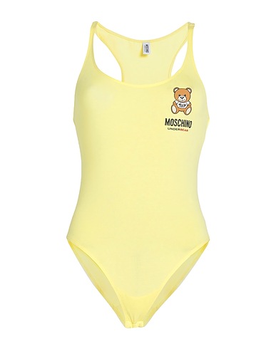 MOSCHINO Body intimo Giallo 92% Cotone, 8% Elastan