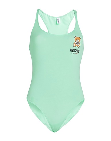 MOSCHINO Body intimo Verde chiaro 92% Cotone, 8% Elastan