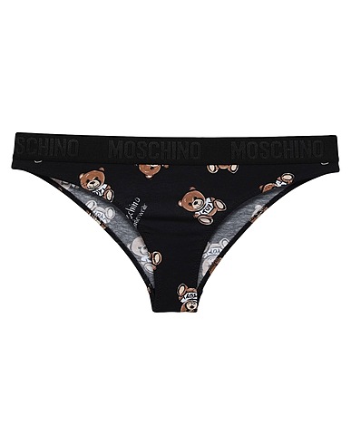 MOSCHINO Slip Schwarz 95% Baumwolle, 5% Elastan