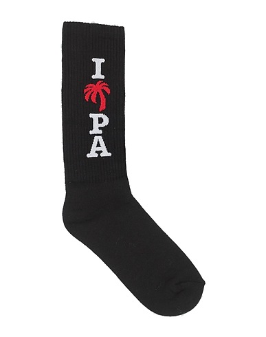 PALM ANGELS Socken & Strümpfe Schwarz 90% Baumwolle, 5% Elastan, 5% Polyamid