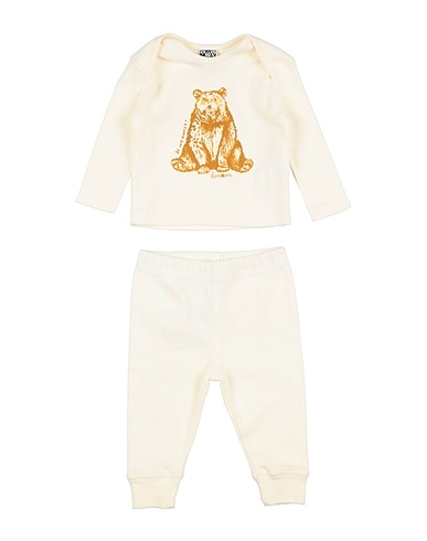 BONTON Pyjama Cremeweiß 100% Baumwolle