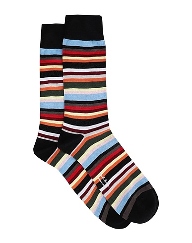 PAUL SMITH Socken & Strümpfe Schwarz 80% Organische Baumwolle, 18% Polyamid, 2% Elastan