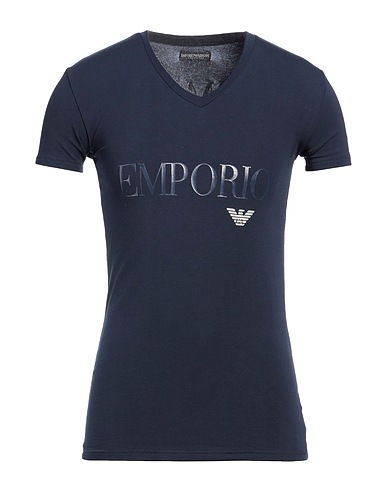 EMPORIO ARMANI Undershirt Navy 95% Cotton, 5% Elastane