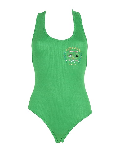 CHIARA FERRAGNI Body de lencería Verde 95% Viscosa, 5% Elastán