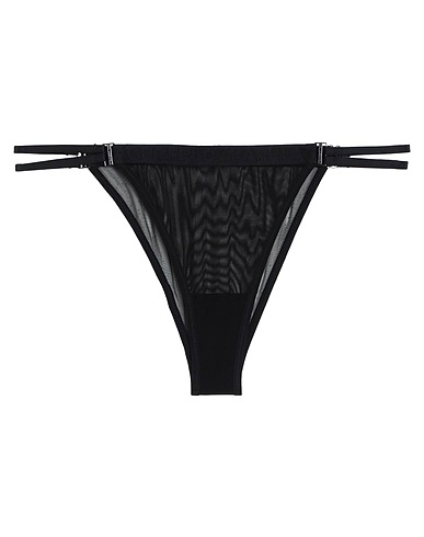 KARL LAGERFELD Brief SHEER STRAPPY BRAZILIAN
 Black 86% Polyamide, 14% Elastane