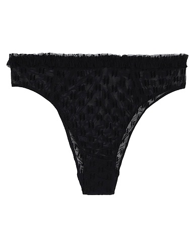 KARL LAGERFELD Slip KL MONOGRAM BRIEF W/ RUFFLE
 Nero 74% Poliammide, 17% Elastan, 6% Acrilico, 3% Viscosa