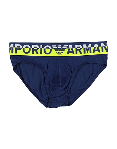 EMPORIO ARMANI Brief Navy blue 95% Cotton, 5% Elastane