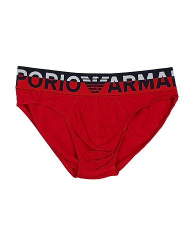 EMPORIO ARMANI Brief Red 95% Cotton, 5% Elastane