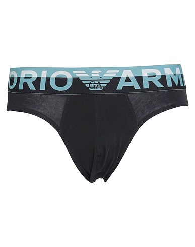 EMPORIO ARMANI Slip Noir 95% Coton, 5% Élasthanne