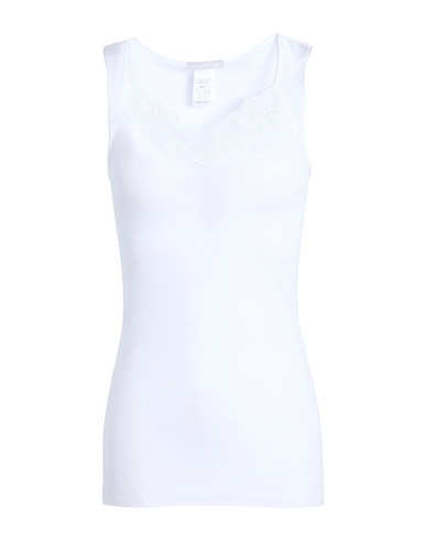 HANRO T-shirt intima Bianco 100% Cotone