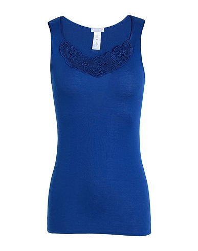 HANRO T-shirt intima Blu 100% Cotone