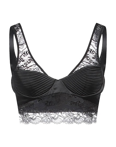 VERSACE Bra Black 100% Polyamide, Polyester, Elastane