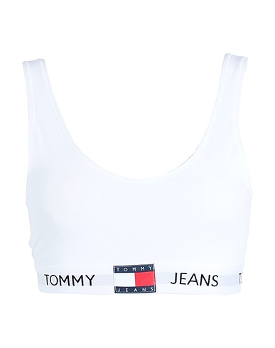 TOMMY JEANS Reggiseno Bianco 90% Cotone, 10% Elastan