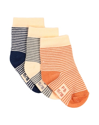 PETIT BATEAU Socken & Strümpfe Braun 74% Baumwolle, 24% Polyamid, 2% Elastan