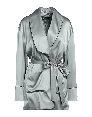 DOLCE&GABBANA Dressing gowns & bathrobes Grey 94% Silk, 6% Elastane