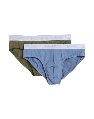 HANRO Brief Military green 92% Cotton, 8% Elastane
