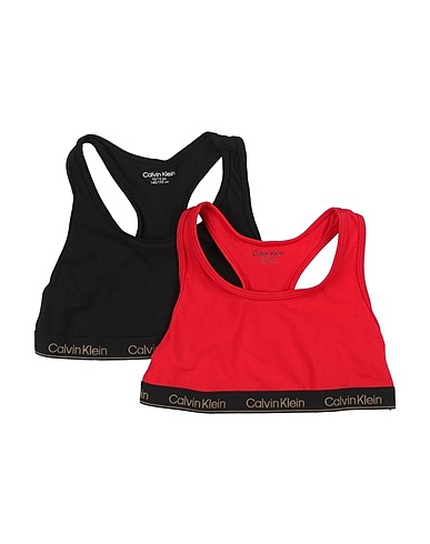 CALVIN KLEIN UNDERWEAR Reggiseno Rosso 95% Cotone, 5% Elastan, Poliammide, Poliestere