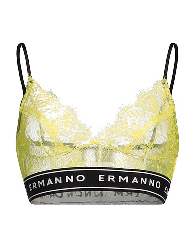 ERMANNO FIRENZE Reggiseno Giallo 100% Poliammide, Cotone, Poliestere, Elastan