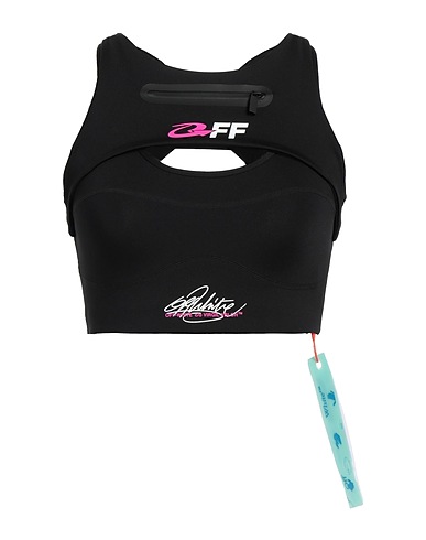 OFF-WHITE™ Top Black 90% Polyamide, 10% Elastane