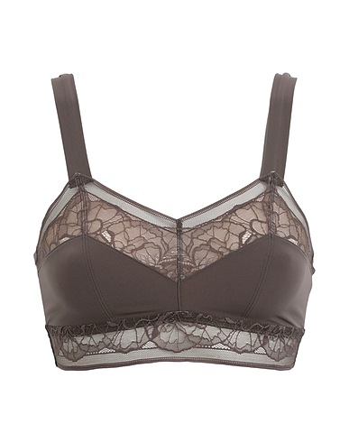 HANRO Reggiseno Verde militare 73% Poliammide, 27% Elastan