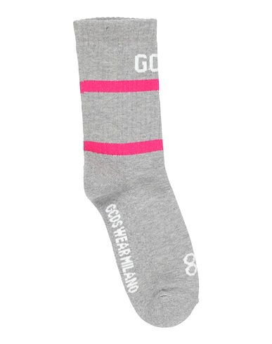 GCDS Calze e Calzini Grigio 85% Cotone, 10% Poliammide, 5% Elastan